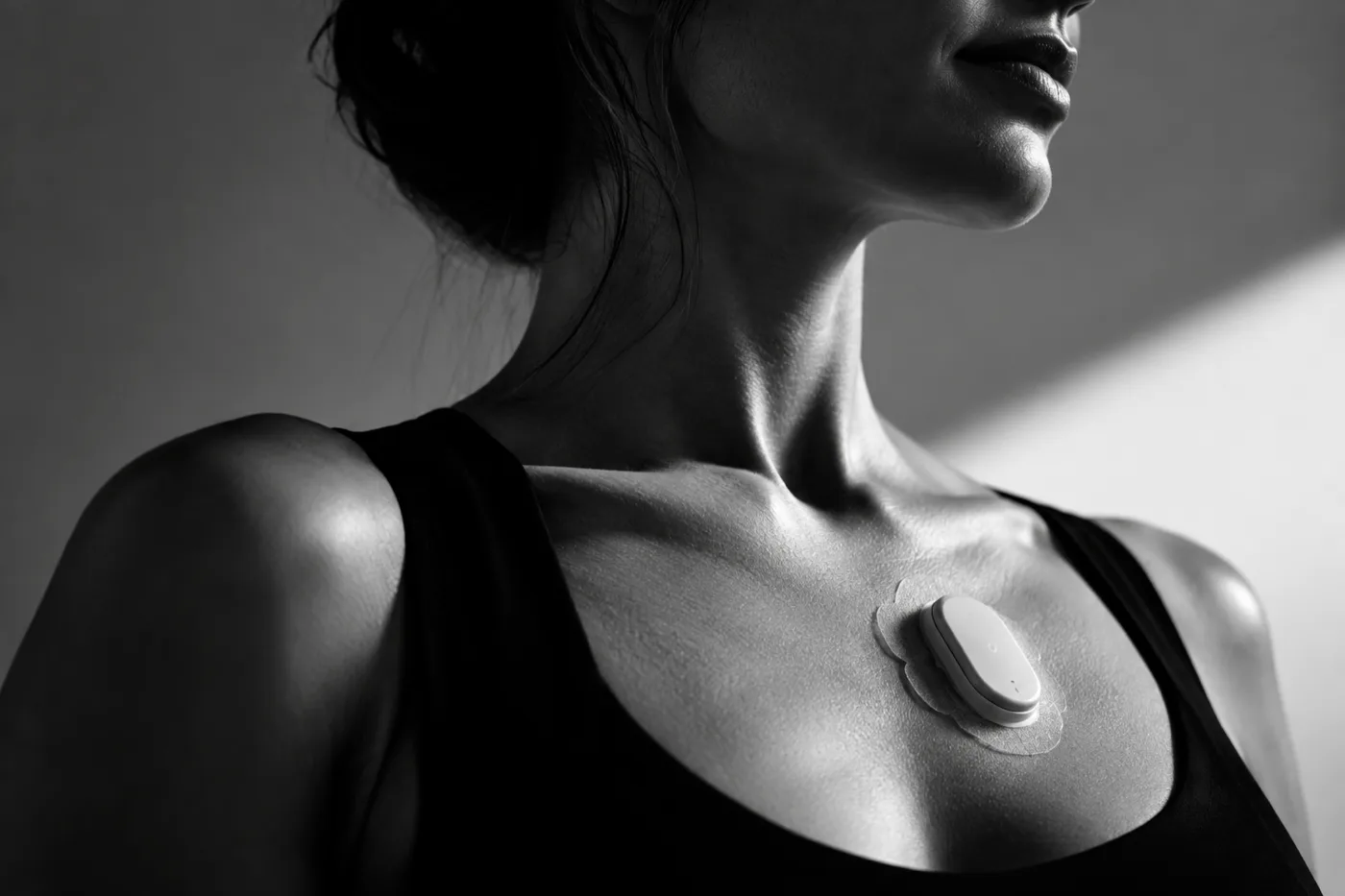 A medical wearable device worn on a person's body